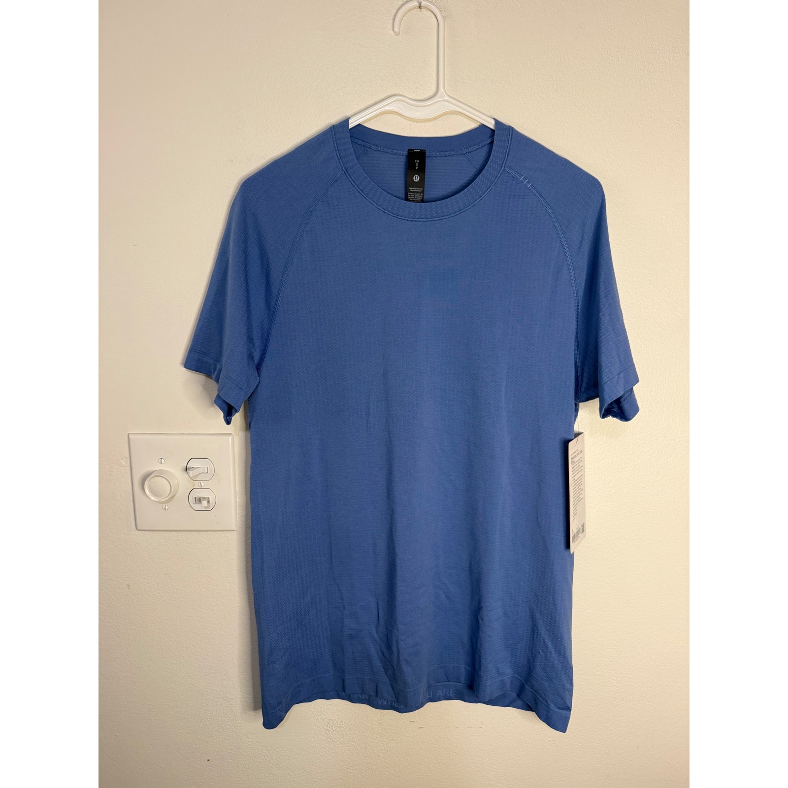 Lululemon Metal Vent Short Sleeve Prep Blue Size S Nwt